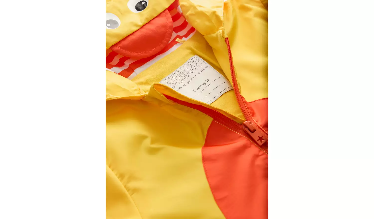Yellow Duck Print Puddlesuit 6-9 months