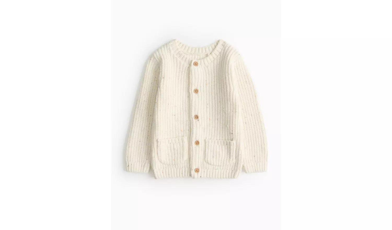 Cream Embroidered Little One Knit Cardigan Up to 3 mths