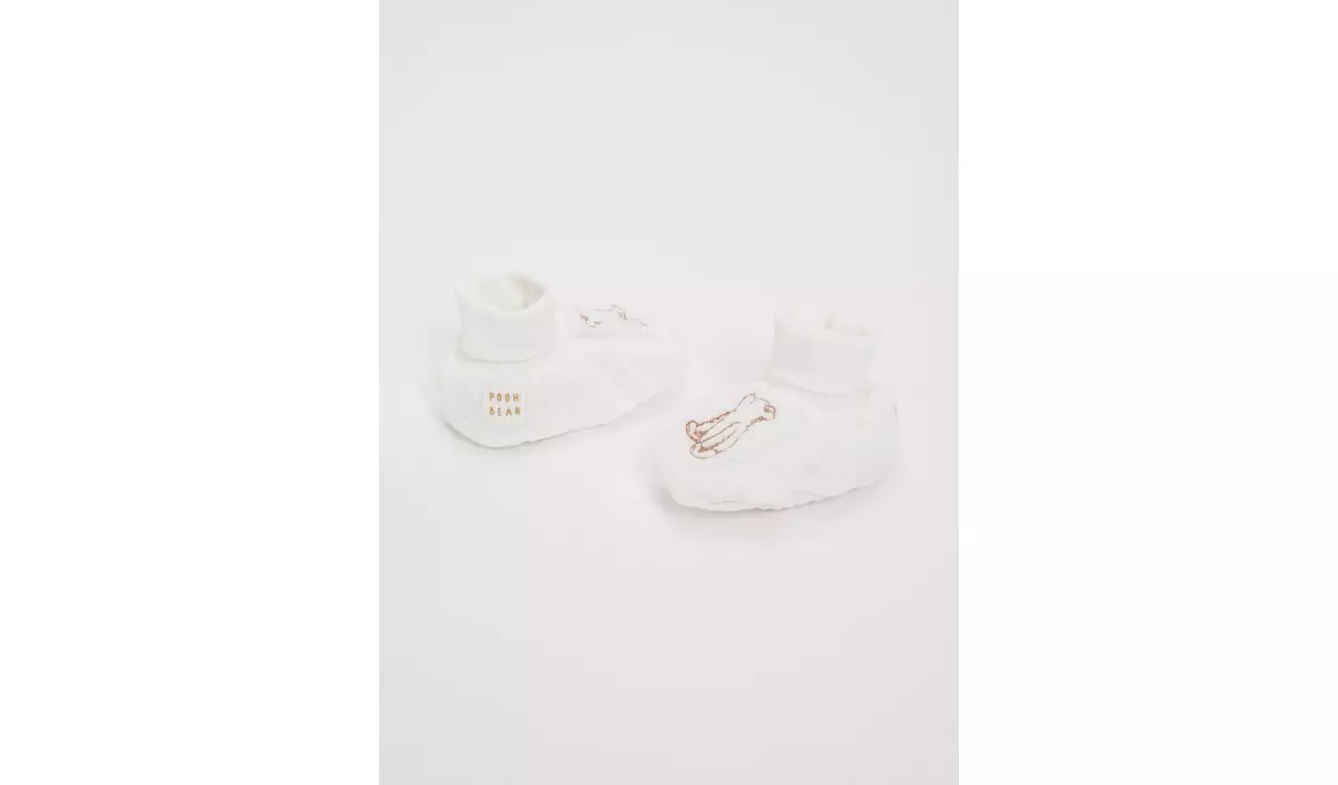 Disney Winnie The Pooh Cream Booties - Up to 3 mths