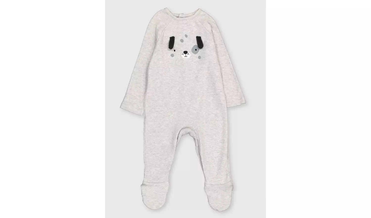 Grey Dog Sleepsuit - 9-12 months
