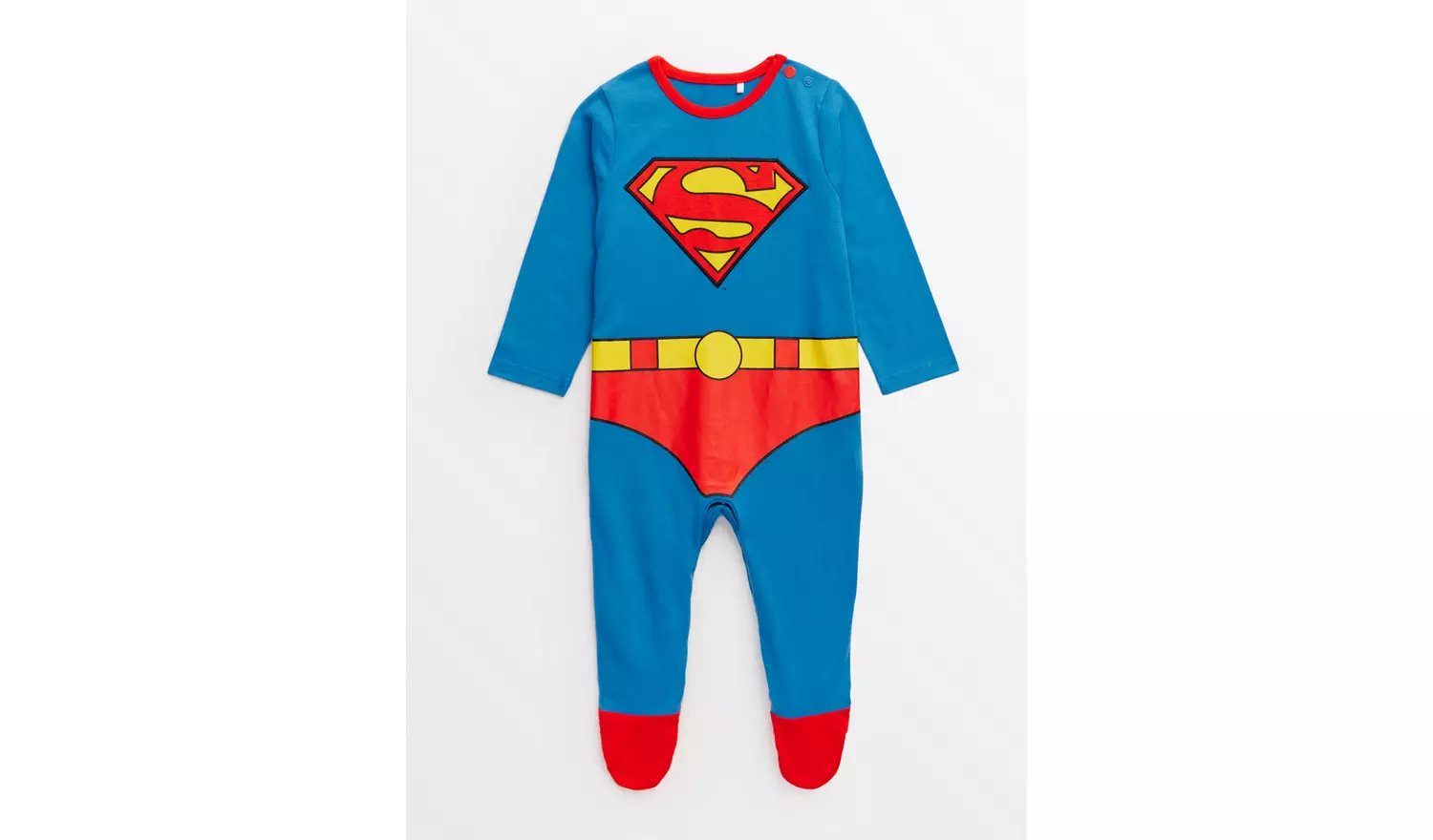 Novelty Halloween Superman Long Sleeve Sleepsuit 3-6 months