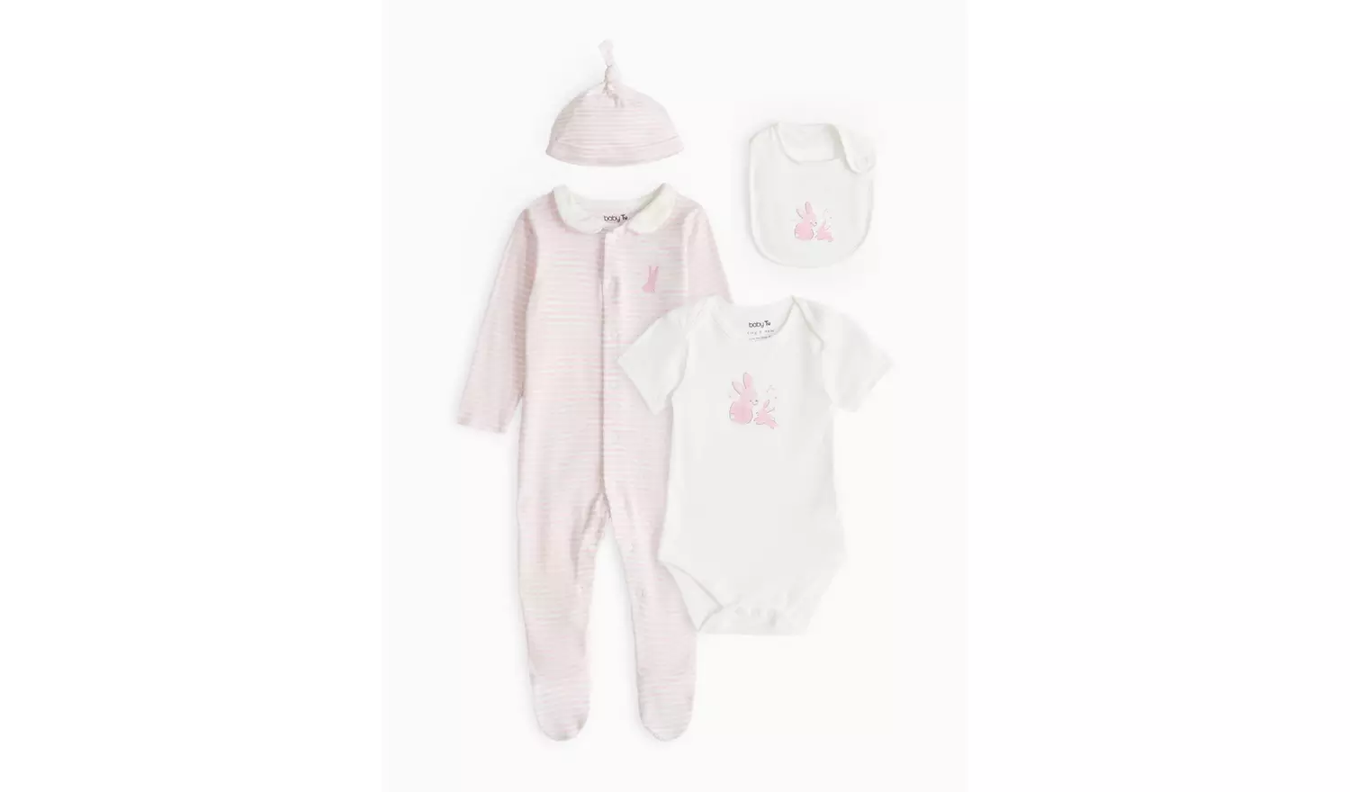 Pink Bunny Theme Starter Set Tiny Baby