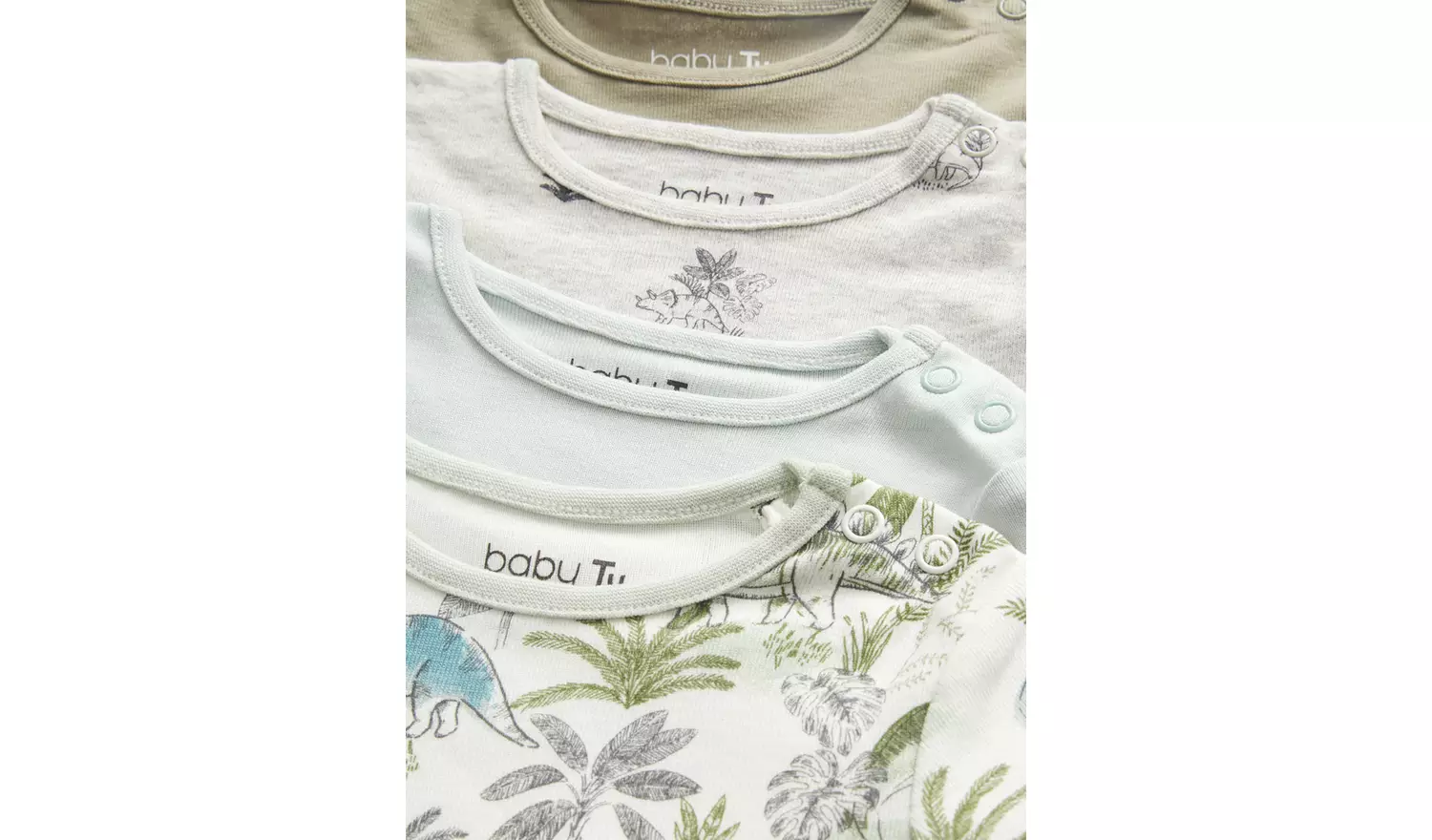 Dino Print Long Sleeve Pyjama Sets 5 Pack 2-3 years