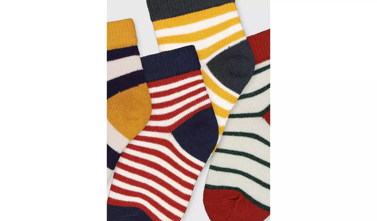 Stripe Ankle Socks 4 Pack - 12-24 months