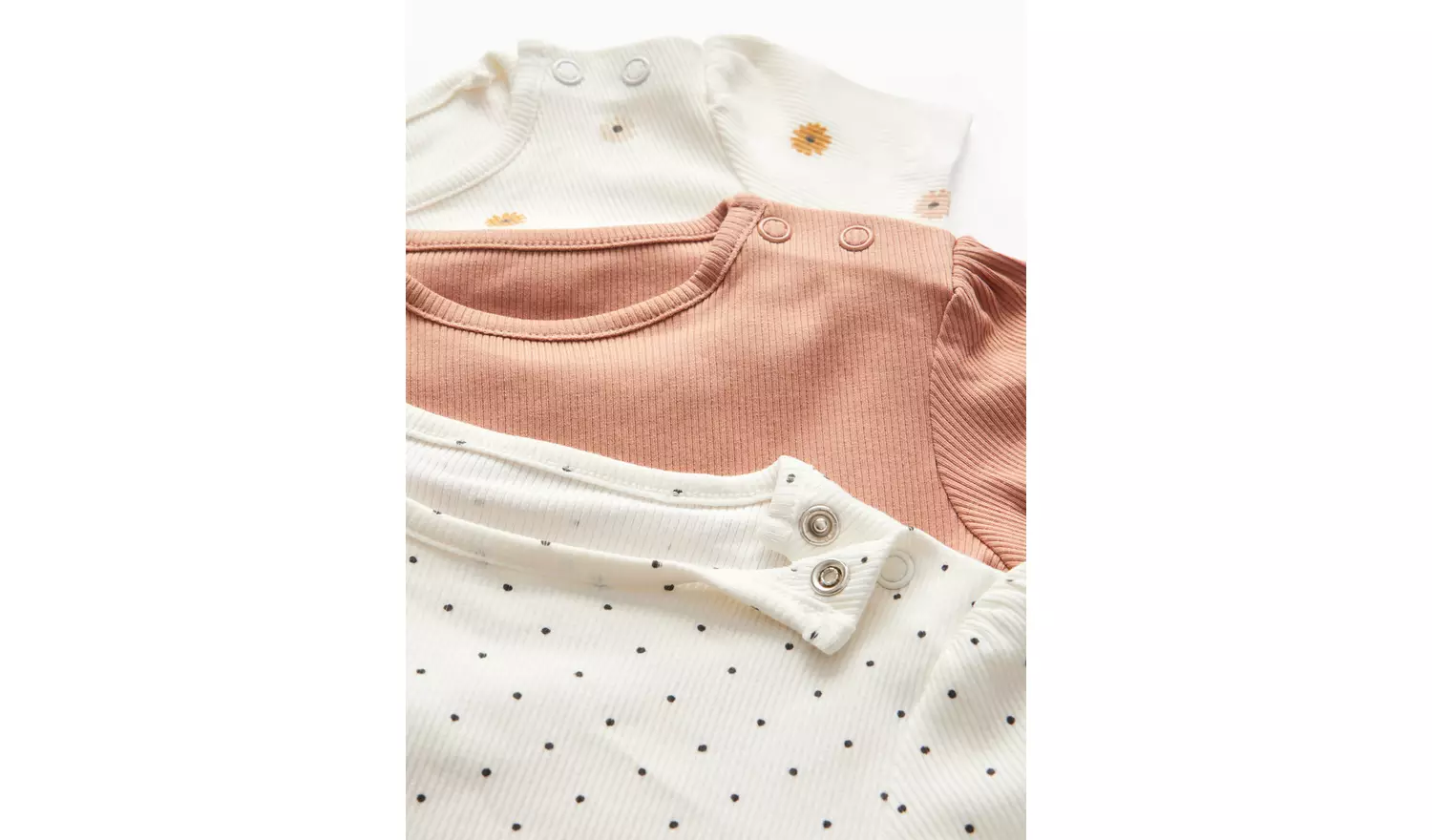 Brown Flower Print T-Shirt 3 Pack 18-24 months