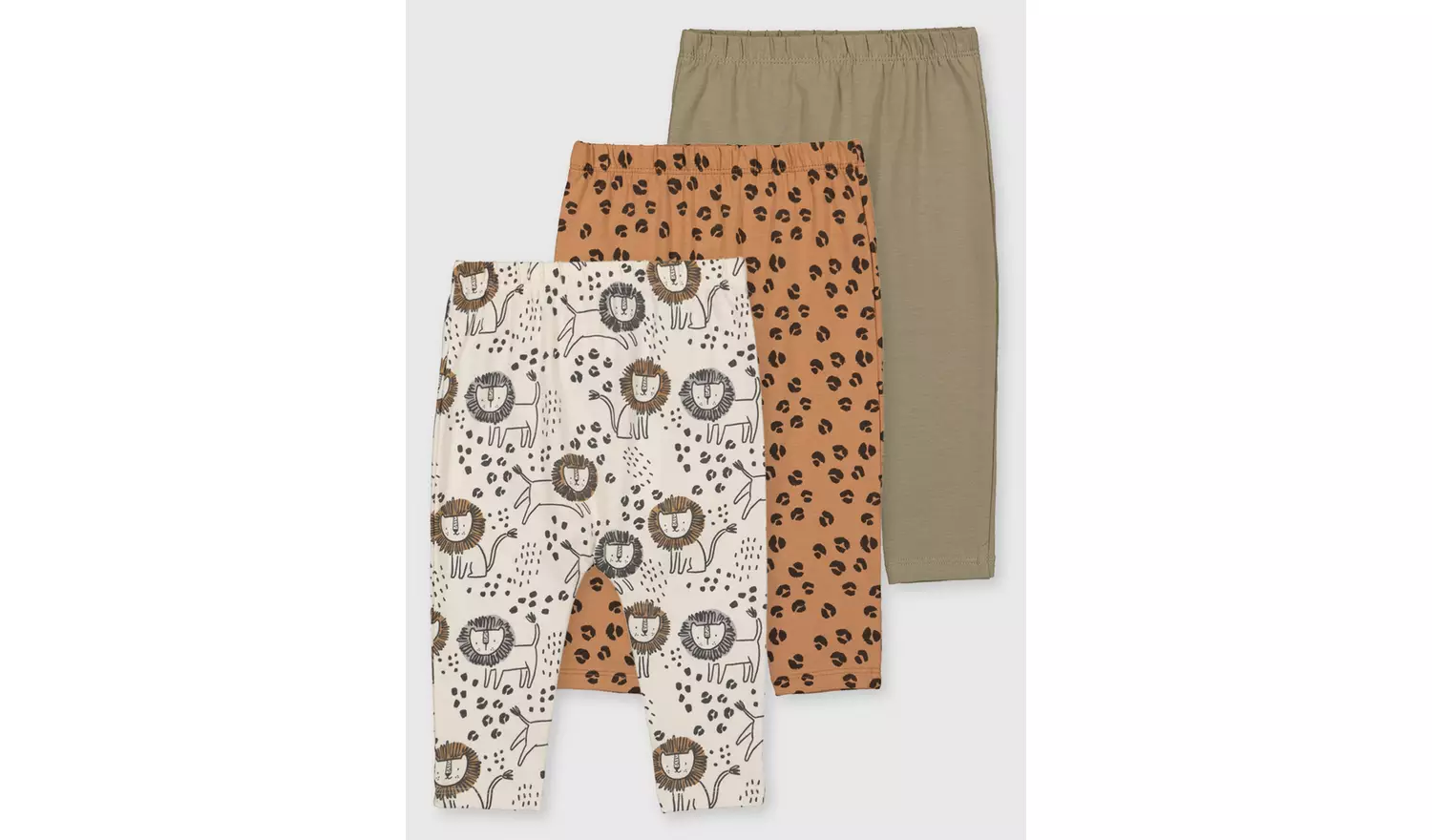 Animal Leggings 3 Pack - 6-9 months