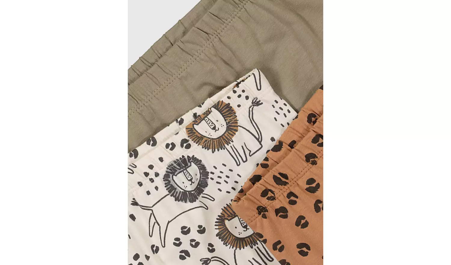 Animal Leggings 3 Pack - 6-9 months