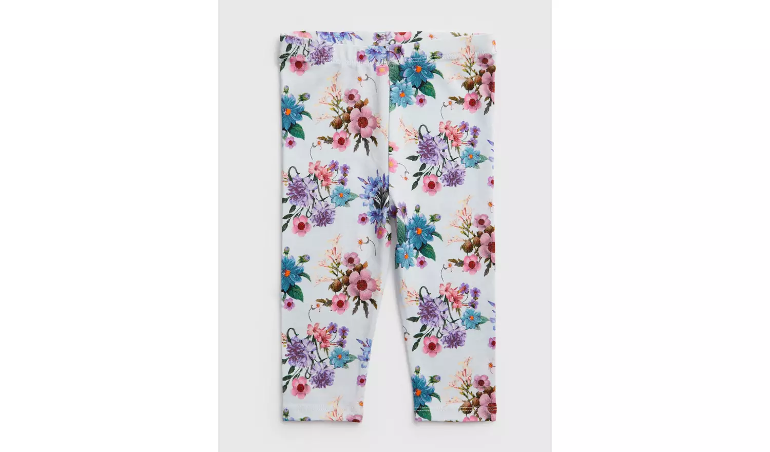Blue Floral Leggings 2-3 years