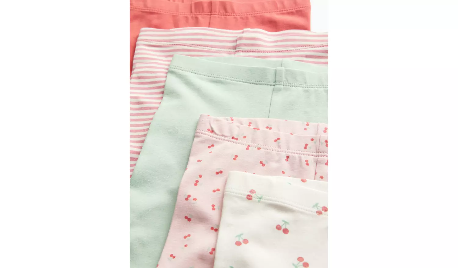 Pink Pattern Leggings 5 Pack 3-6 months
