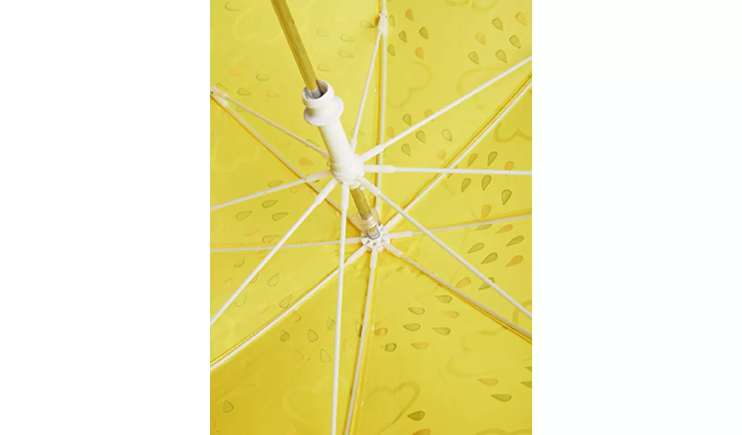 GRASS & AIR Little Kids Colour Revealing Kids Umbrella In Yellow One Size