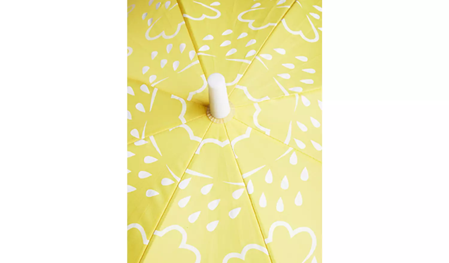 GRASS & AIR Little Kids Colour Revealing Kids Umbrella In Yellow One Size