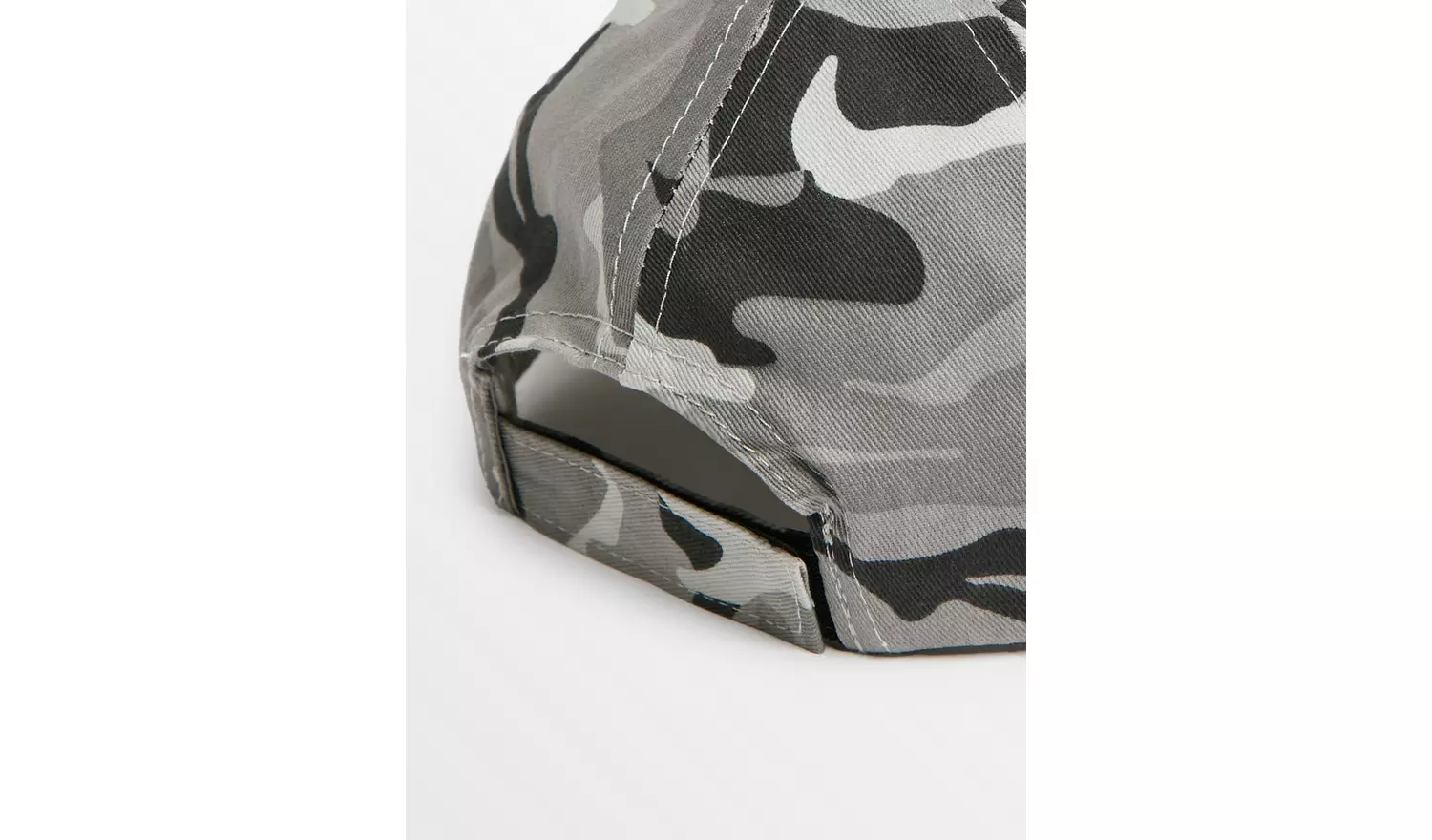 Grey Camo Print Cap 6-9 years