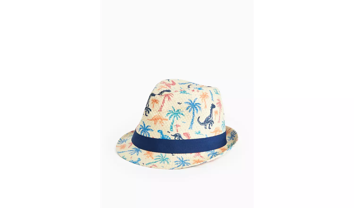 Dino Print Trilby Hat 1-2 years