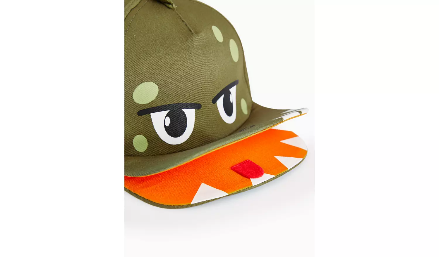 Green Novelty Dino Cap 6-9 years