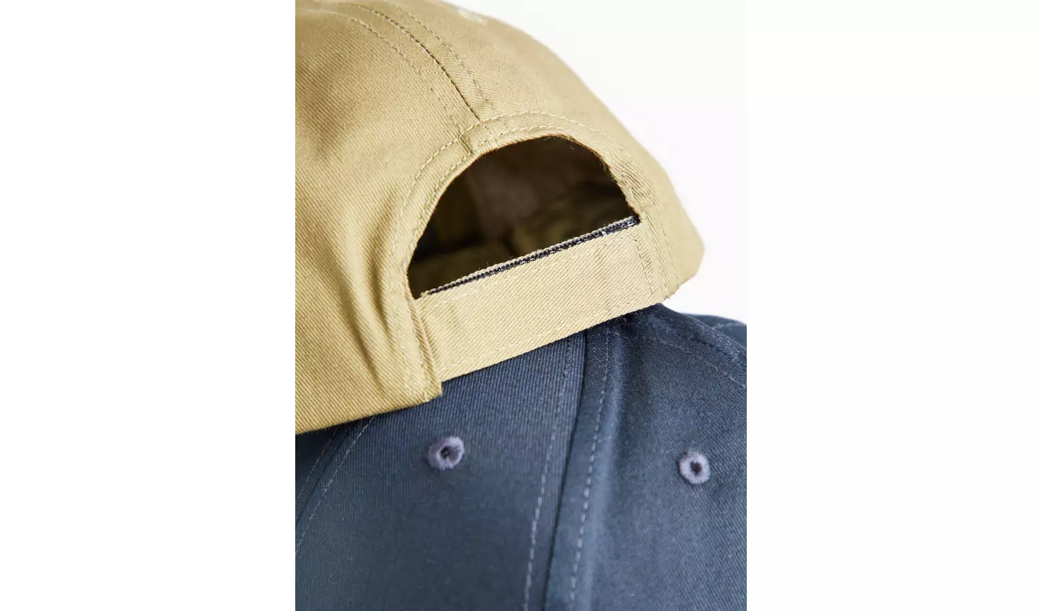 Light Khaki & Navy Caps 2 Pack 1-2 years