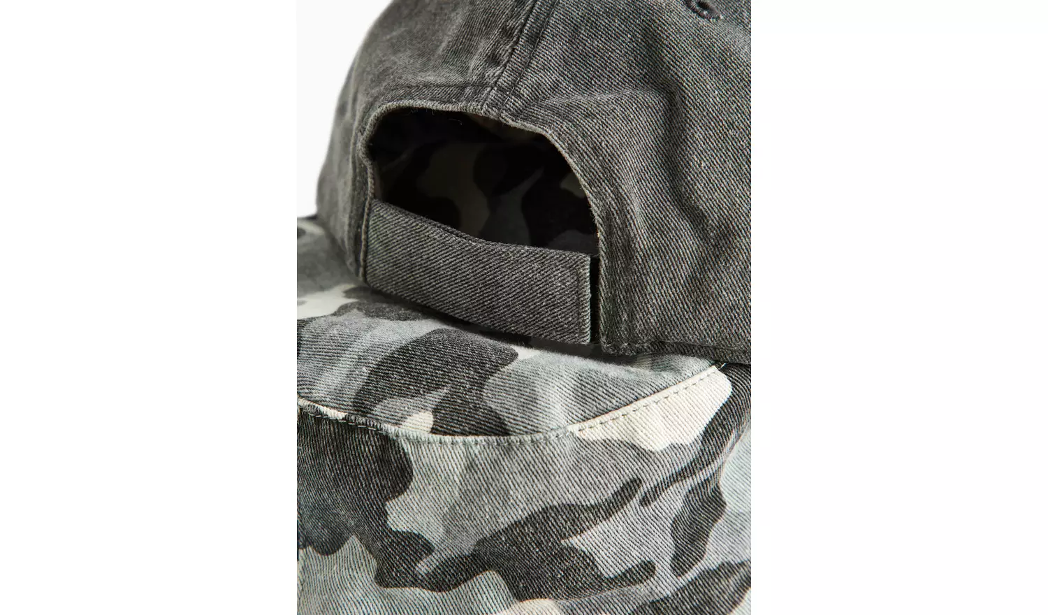 Camo Bucket Hat & Charcoal Cap 2 Pack 6-9 years