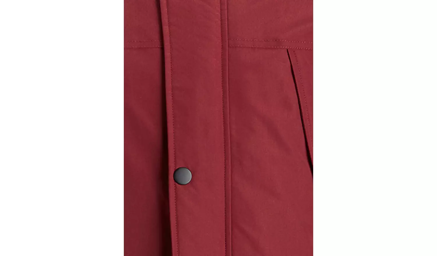 JACK & JONES Junior Red Hooded Parka - 13-14 years