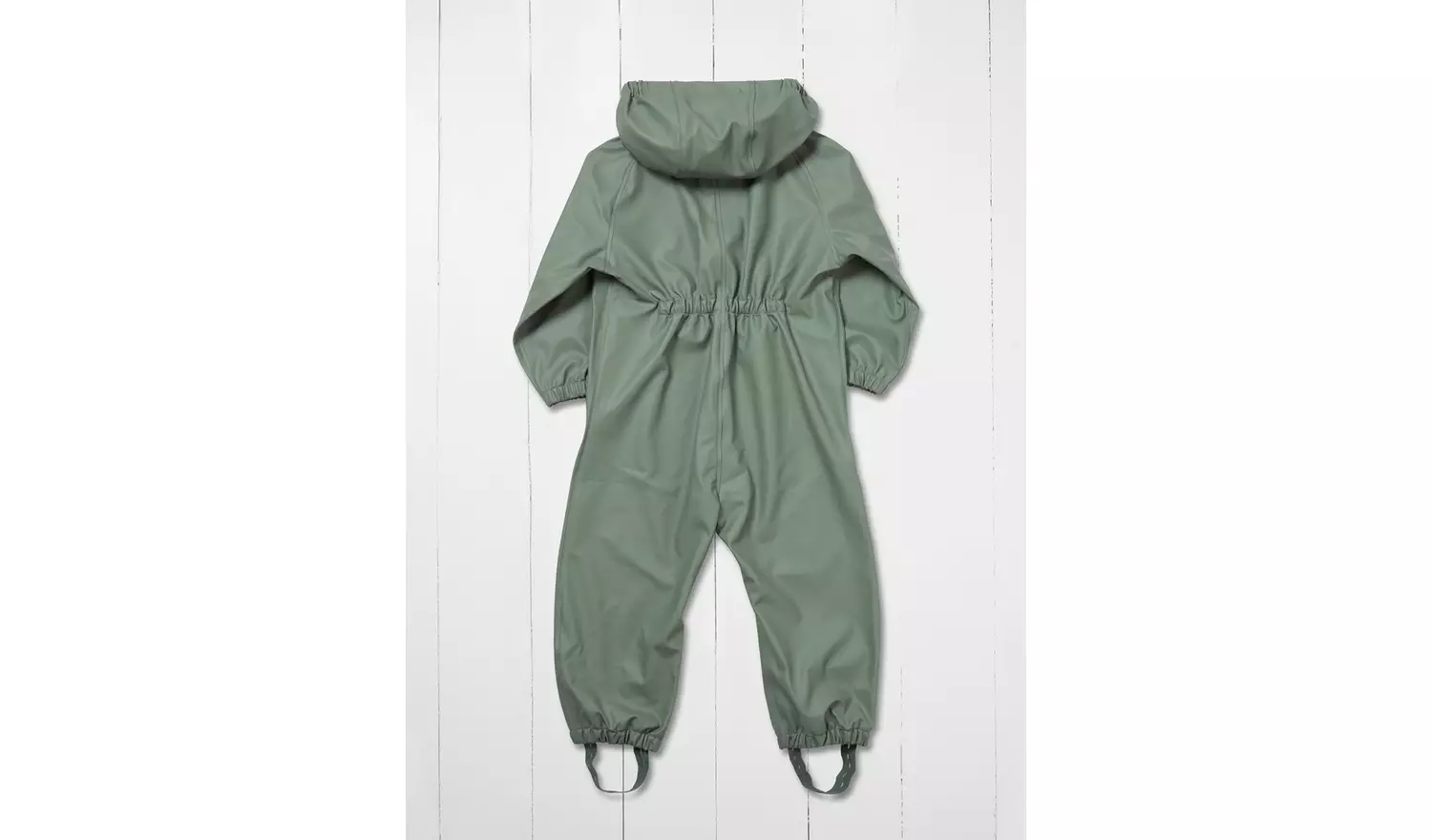 GRASS & AIR Little Kids Khaki Green Puddlesuit 9-12 months