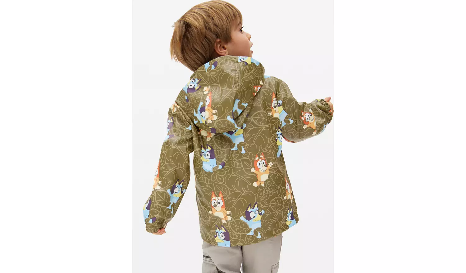 Bluey Khaki Character Print Mac 5-6 years