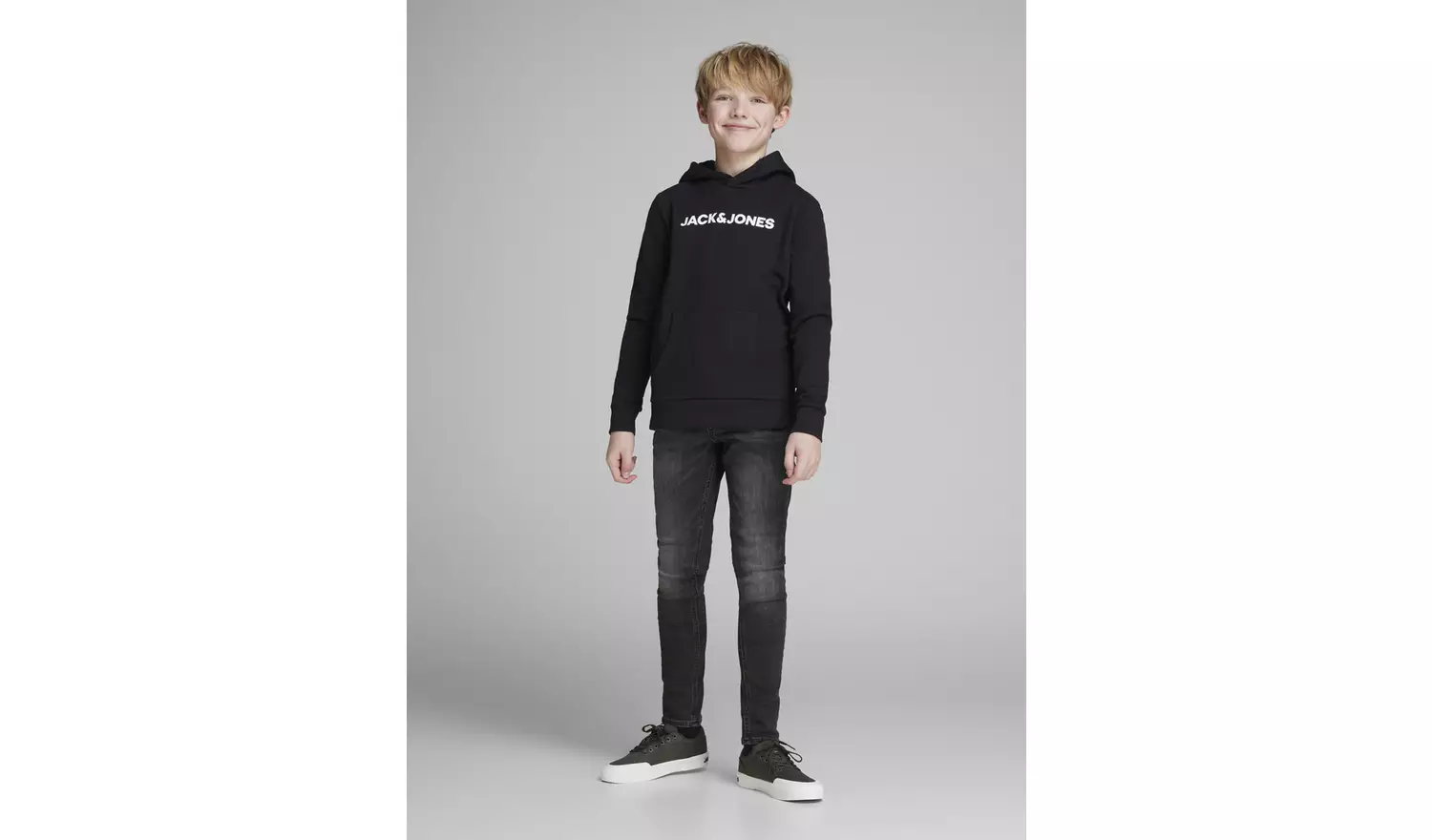 JACK & JONES Junior Black Skinny Jeans - 8 years