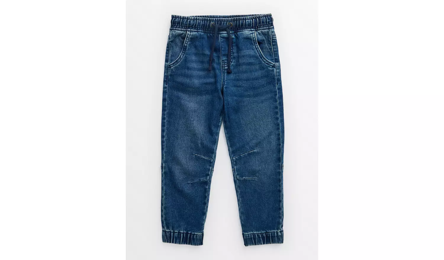 Light Blue Cuffed Loopback Jeans12 years