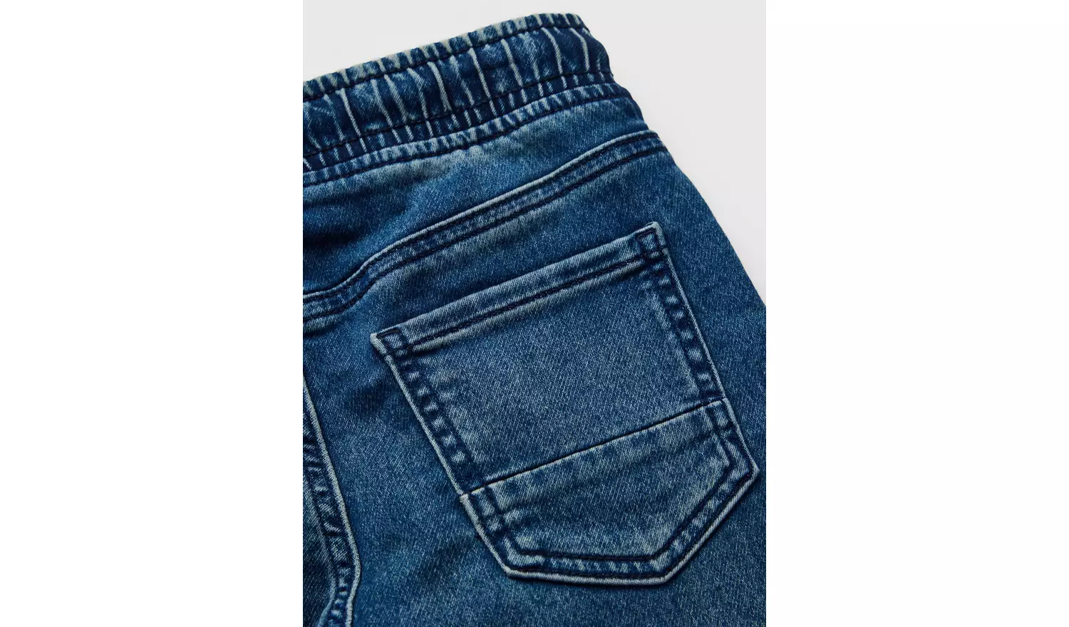 Light Blue Cuffed Loopback Jeans11 years