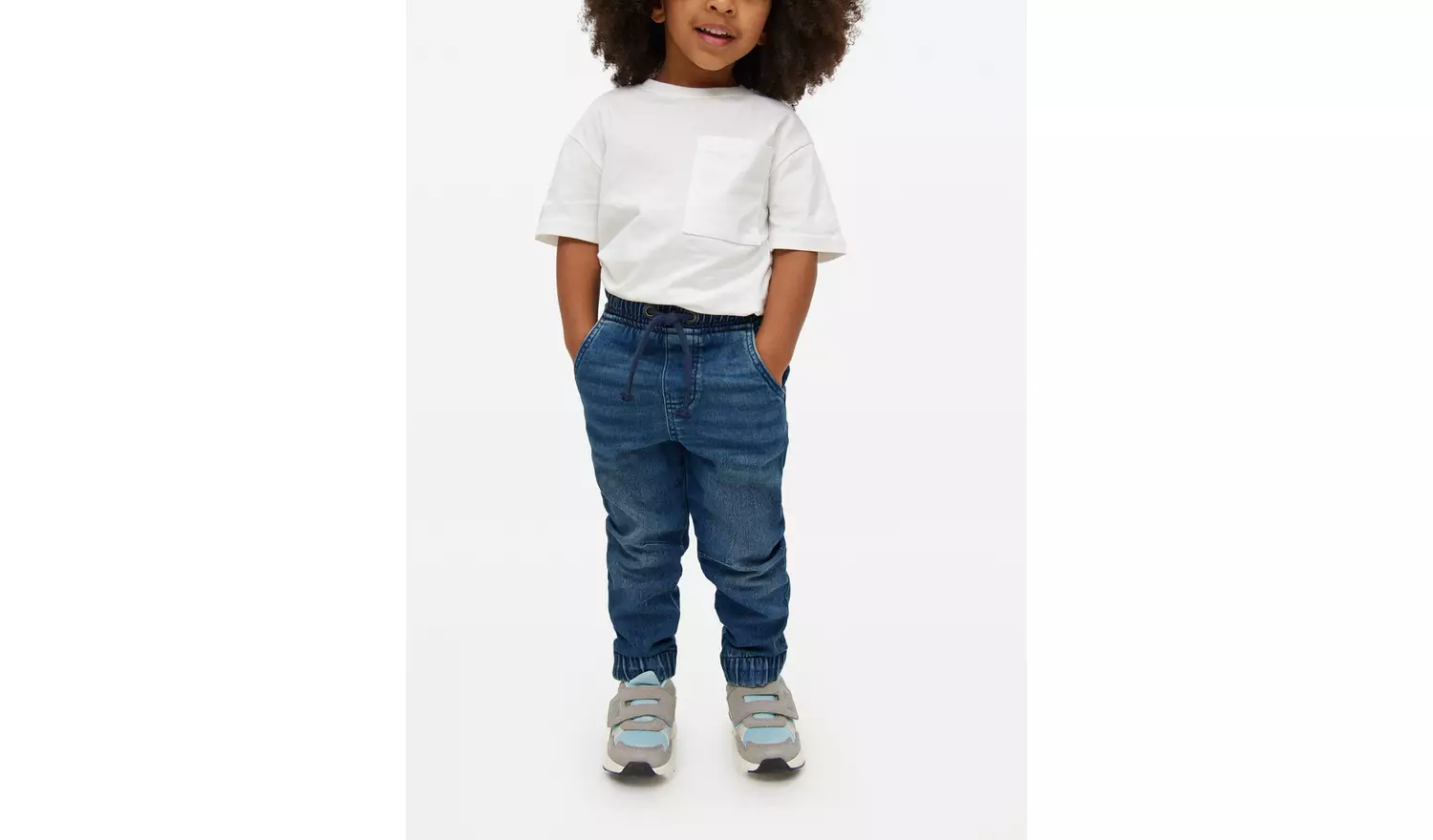Core Blue Loopback Jeans1-2 years
