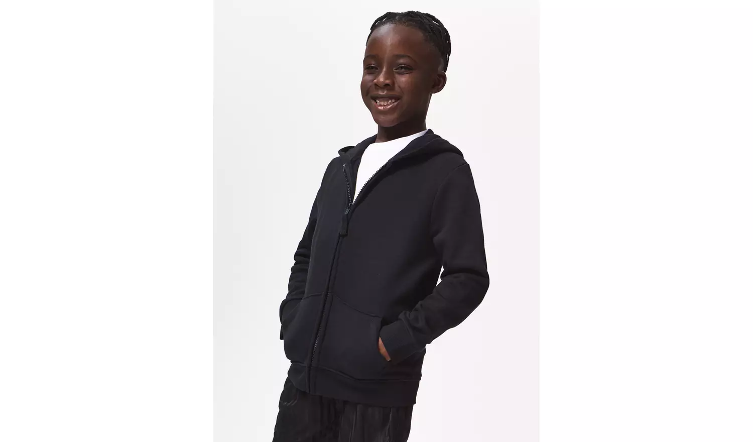 Unisex Black Sweat Hoodie14 years