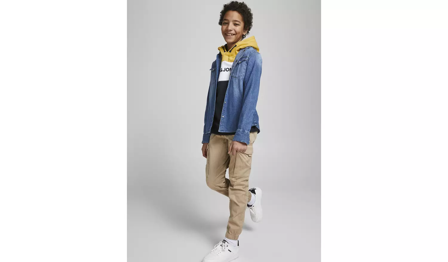 JACK & JONES Junior Yellow Hoodie - 11-12 years