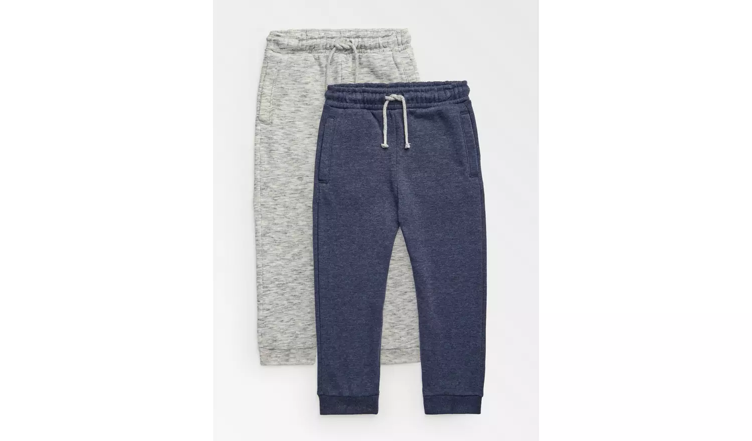 Grey & Blue Marl Joggers 2 Pack 1-2 years