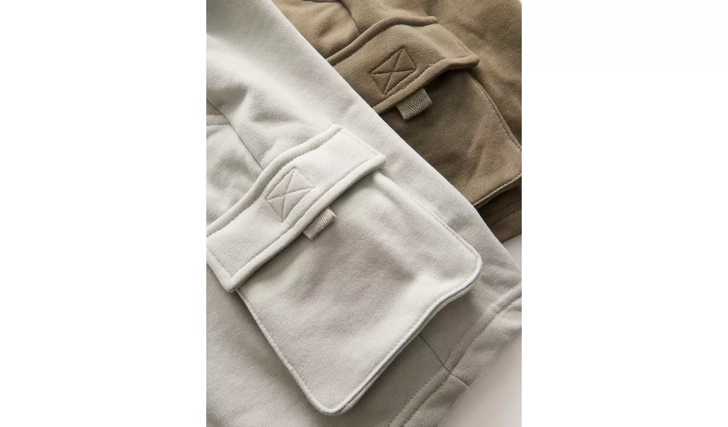 Khaki Utility Cargo Sweat Shorts 2 Pack 6 years
