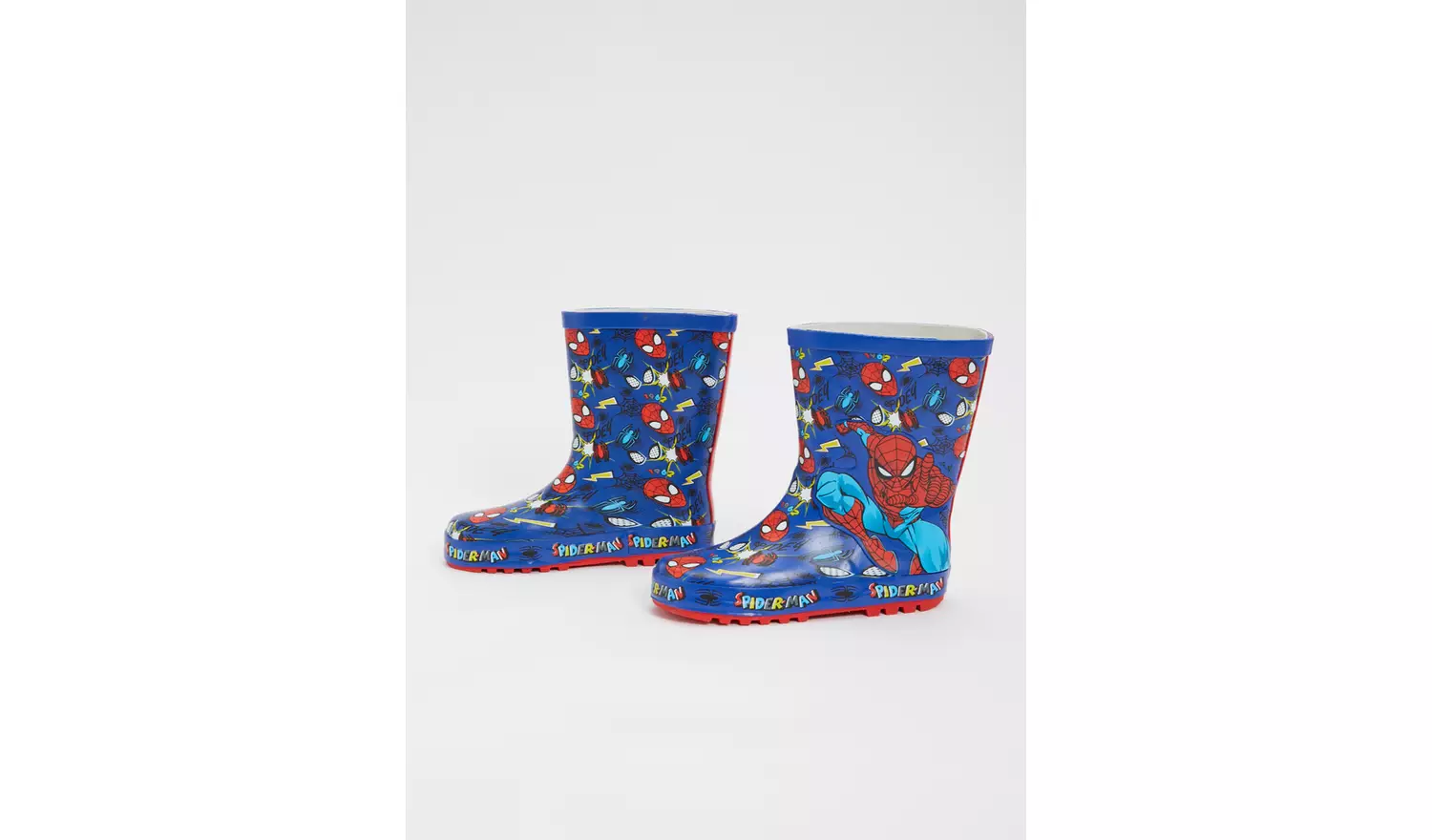 Marvel Spider-Man Blue Wellies - 8 Infant