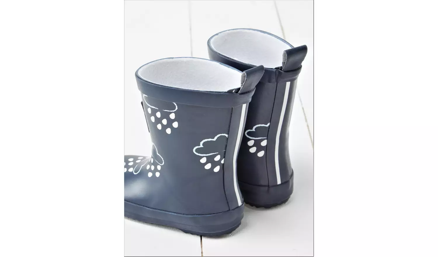 GRASS & AIR Kids Navy Colour Revealing Wellies 11 Infant