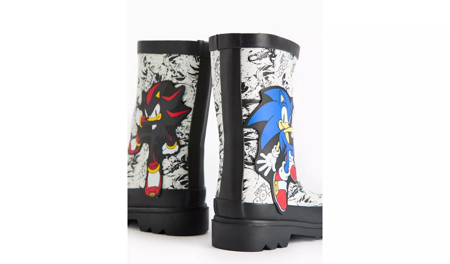 Sonic The Hedgehog Print Rubber Wellies 2