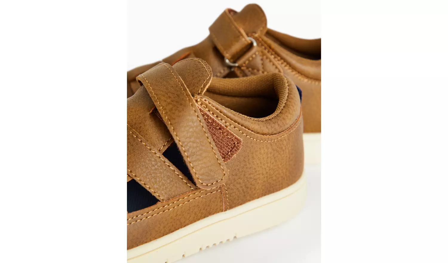 Tan Faux Leather Fisherman Sandals5 Infant