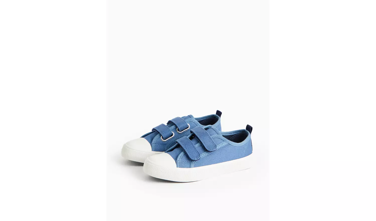 Navy Core Canvas Twin Strap Trainers 9 Infant