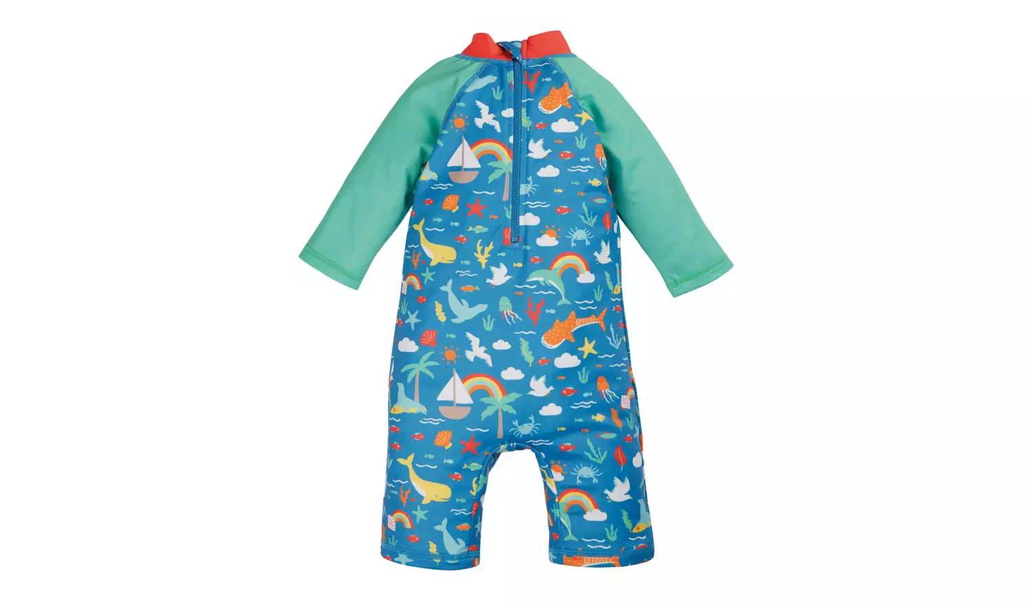 FRUGI Aqua Fishing Print Sun Safe Suit - 12 - 18 Month