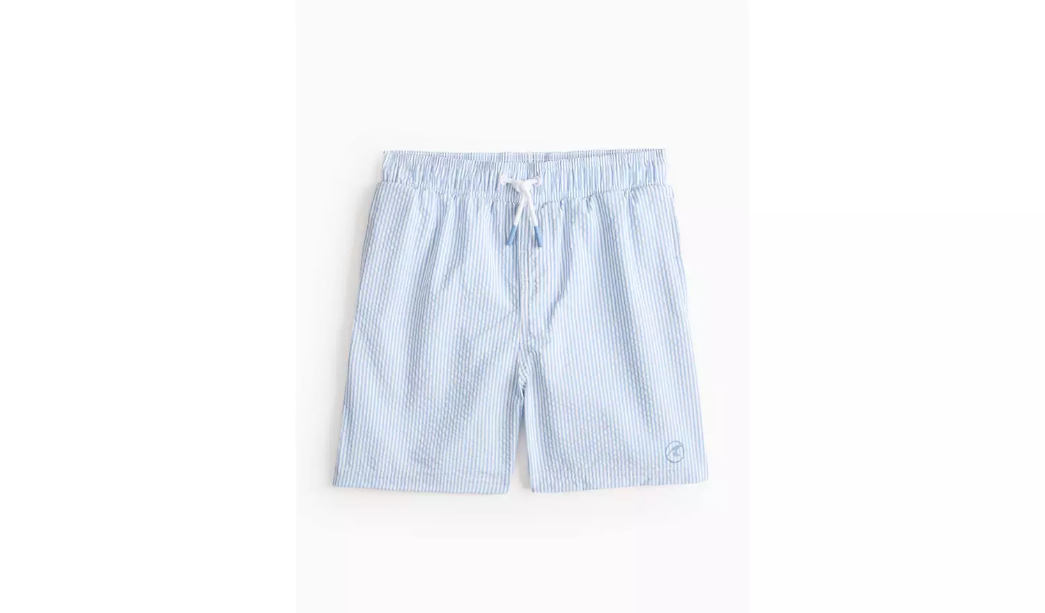 Blue Stripe Seersucker Swim Shorts3 years