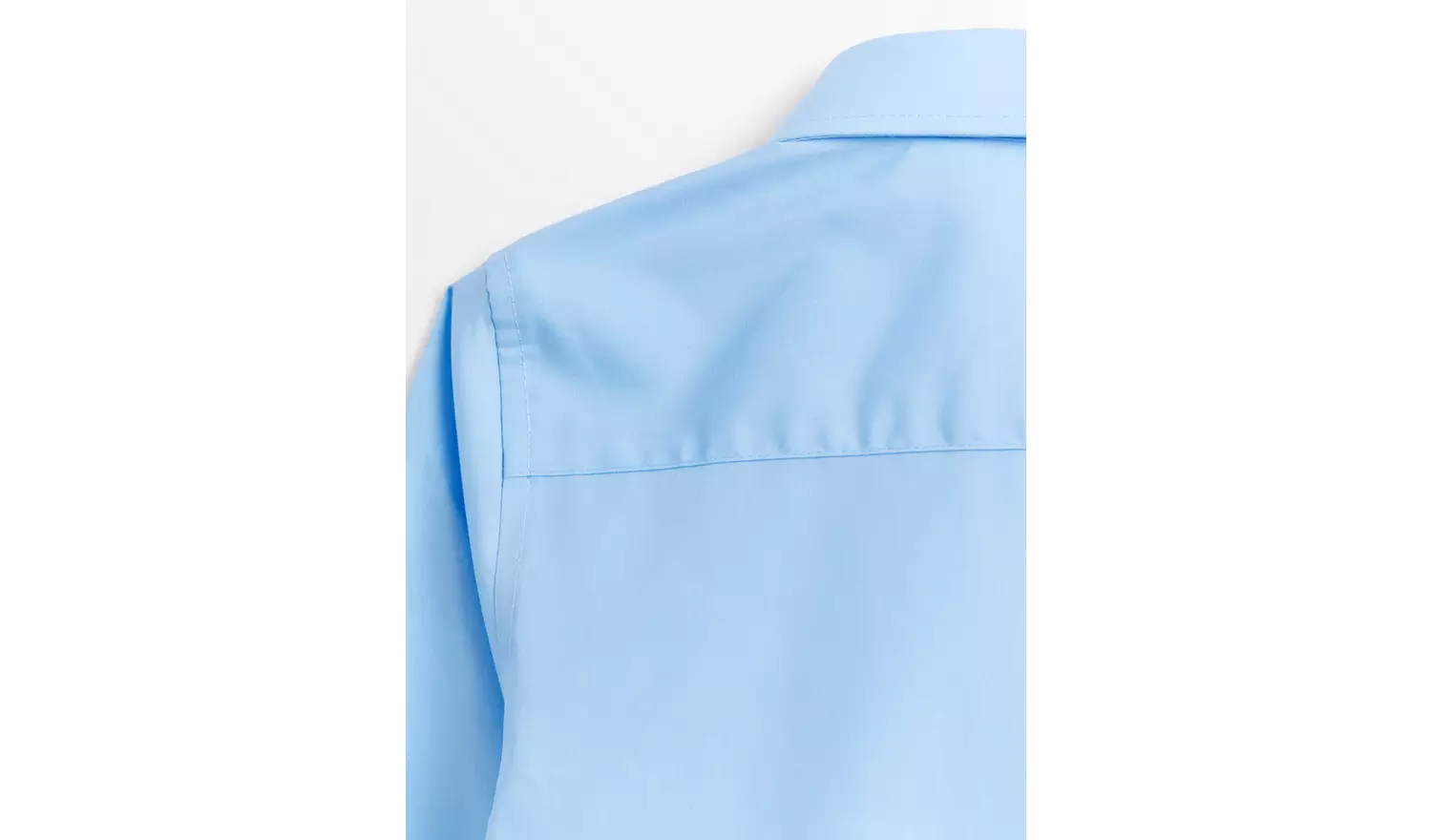 3 Pack Blue Long Sleeve School Shirts 11 years