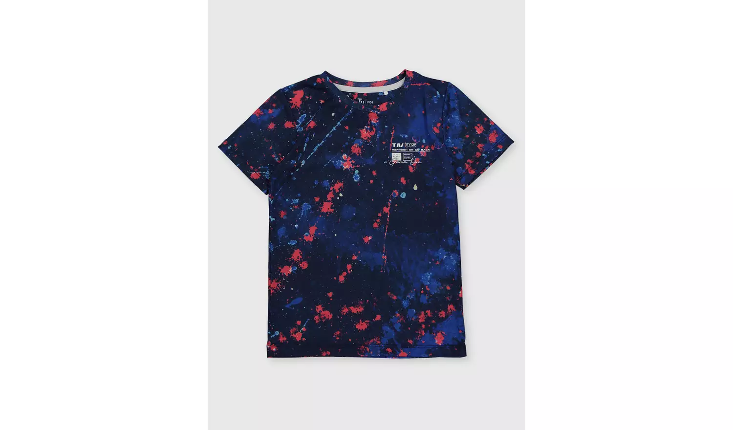 Blue Paint Splat T-Shirt - 3 years