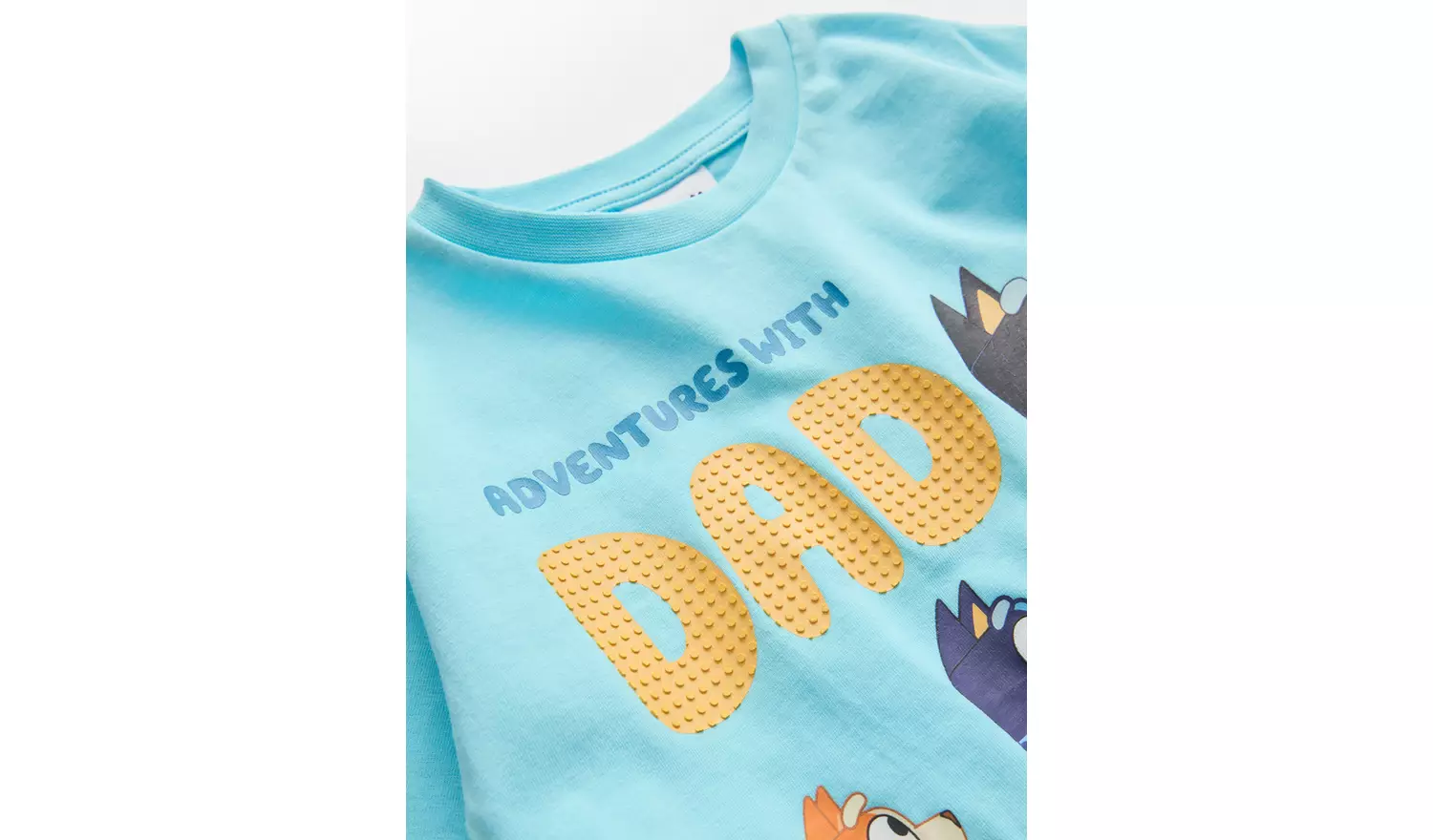 Bluey Adventures With Dad Printed T-Shirt 4-5 years