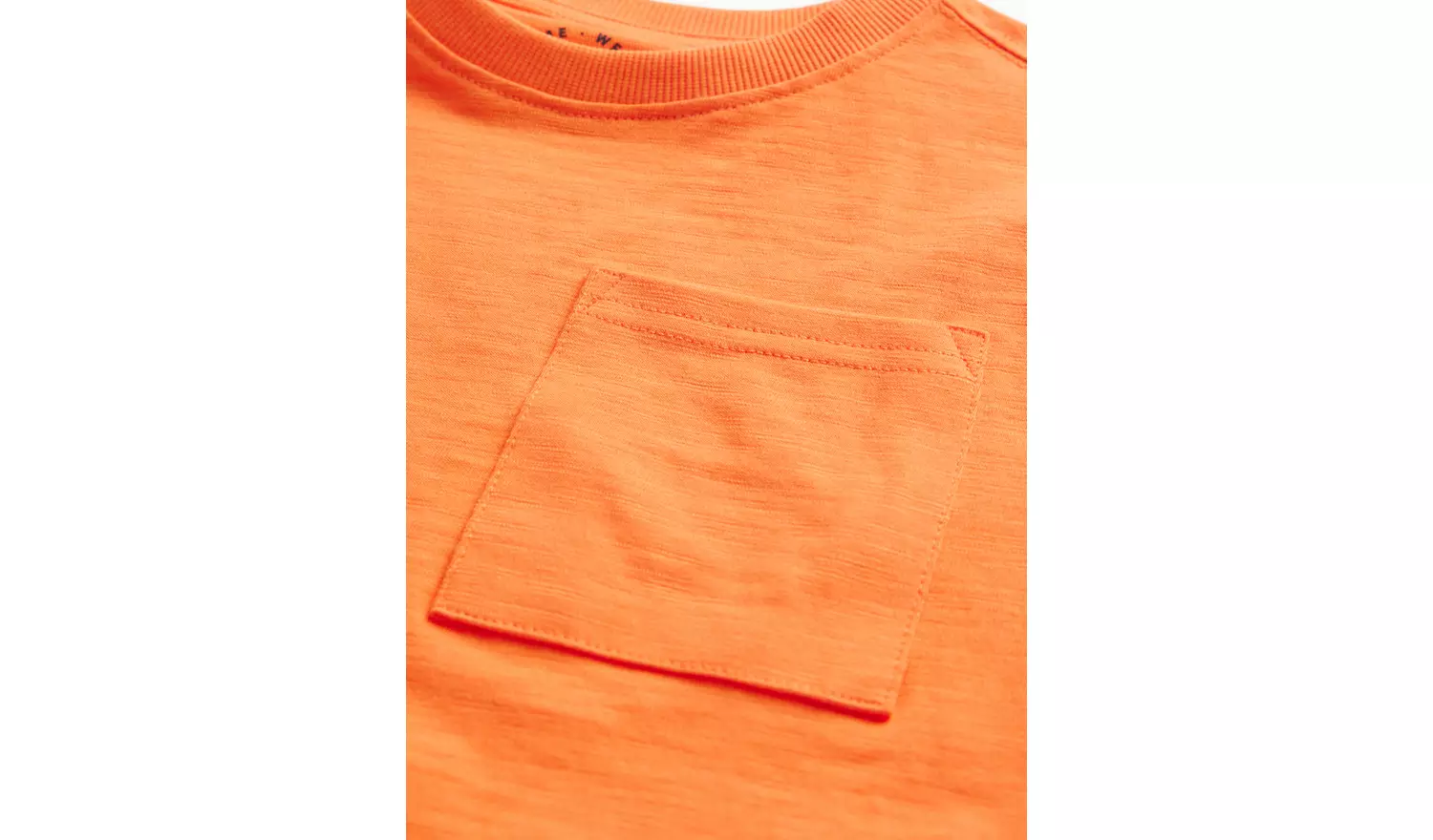 Orange Crew Neck T-Shirt 1-2 years