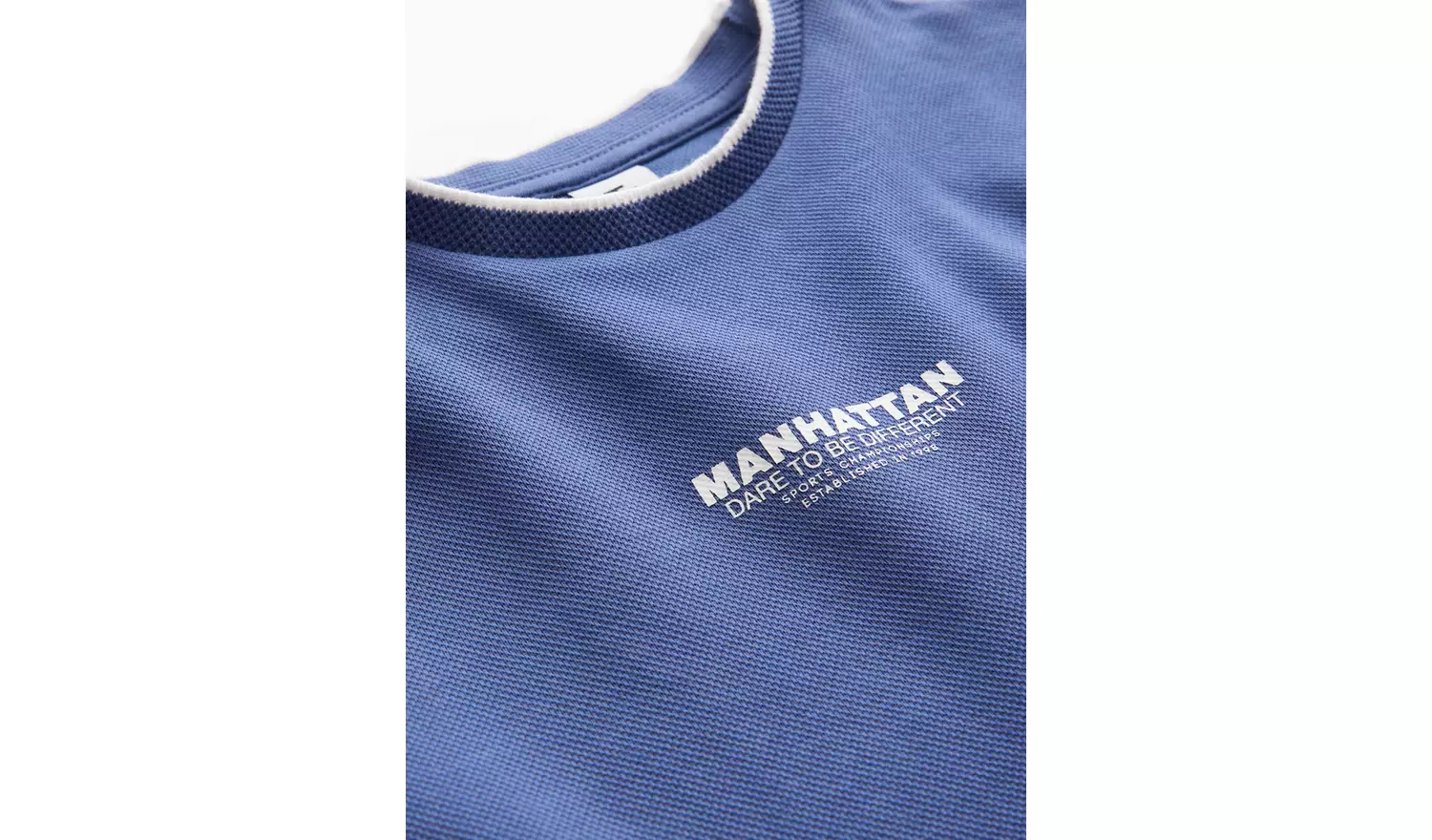 Blue Textured T-Shirt & Shorts Set 5 years