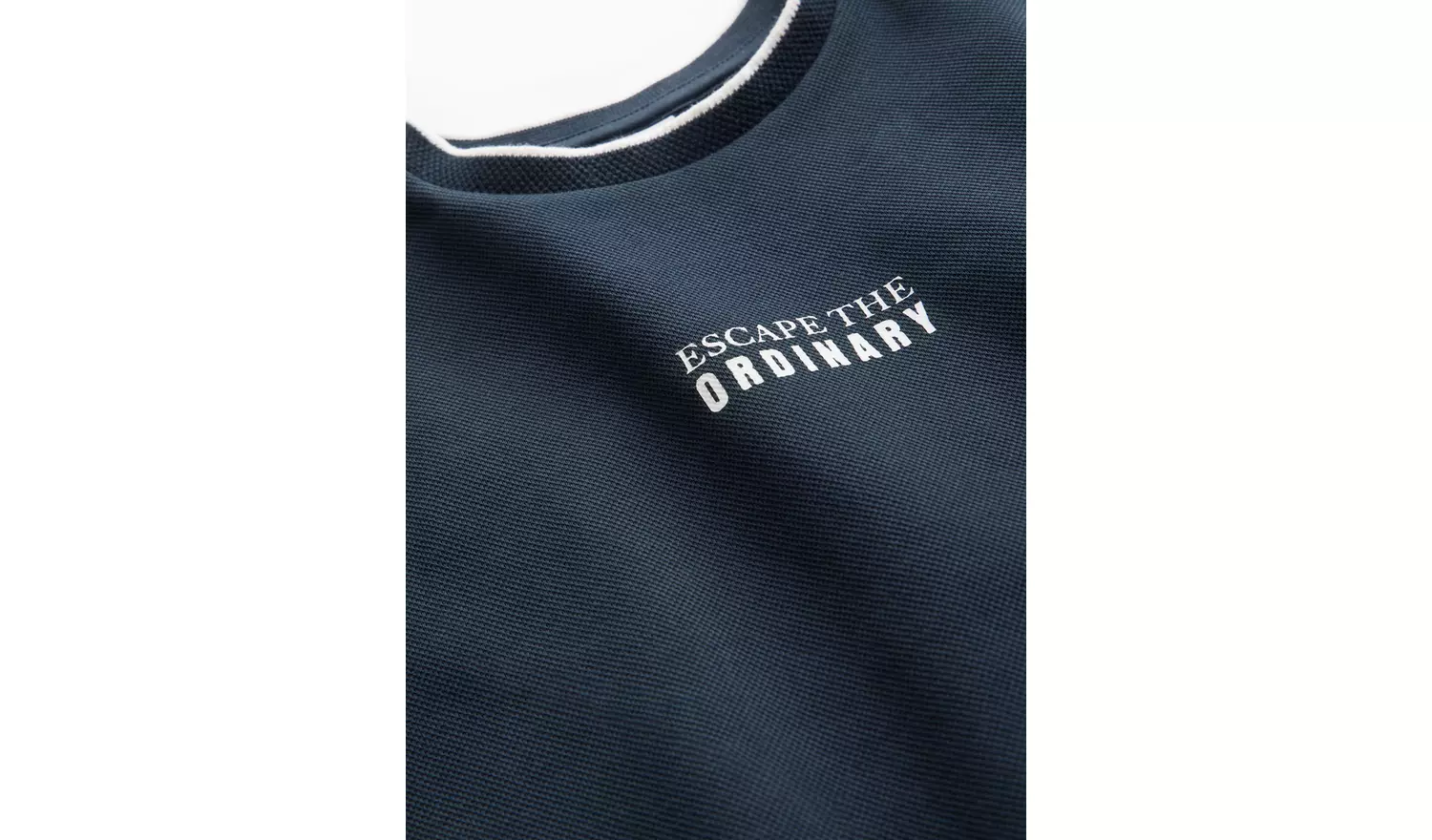 Navy Textured T-Shirt & Shorts Set 10 years