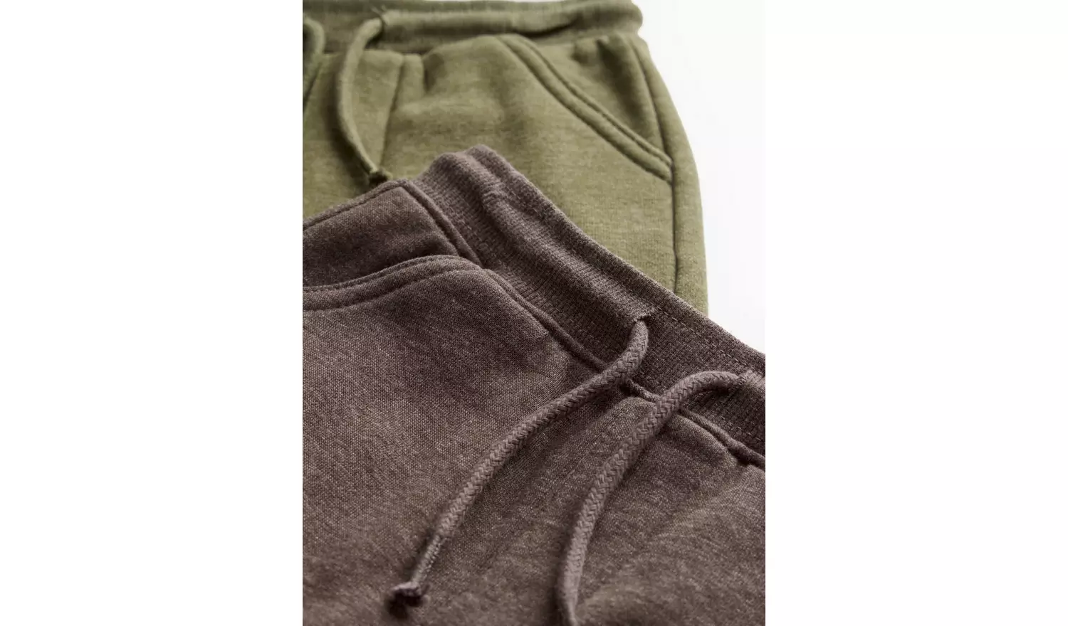 Khaki & Brown Joggers 2 Pack 6-7 years