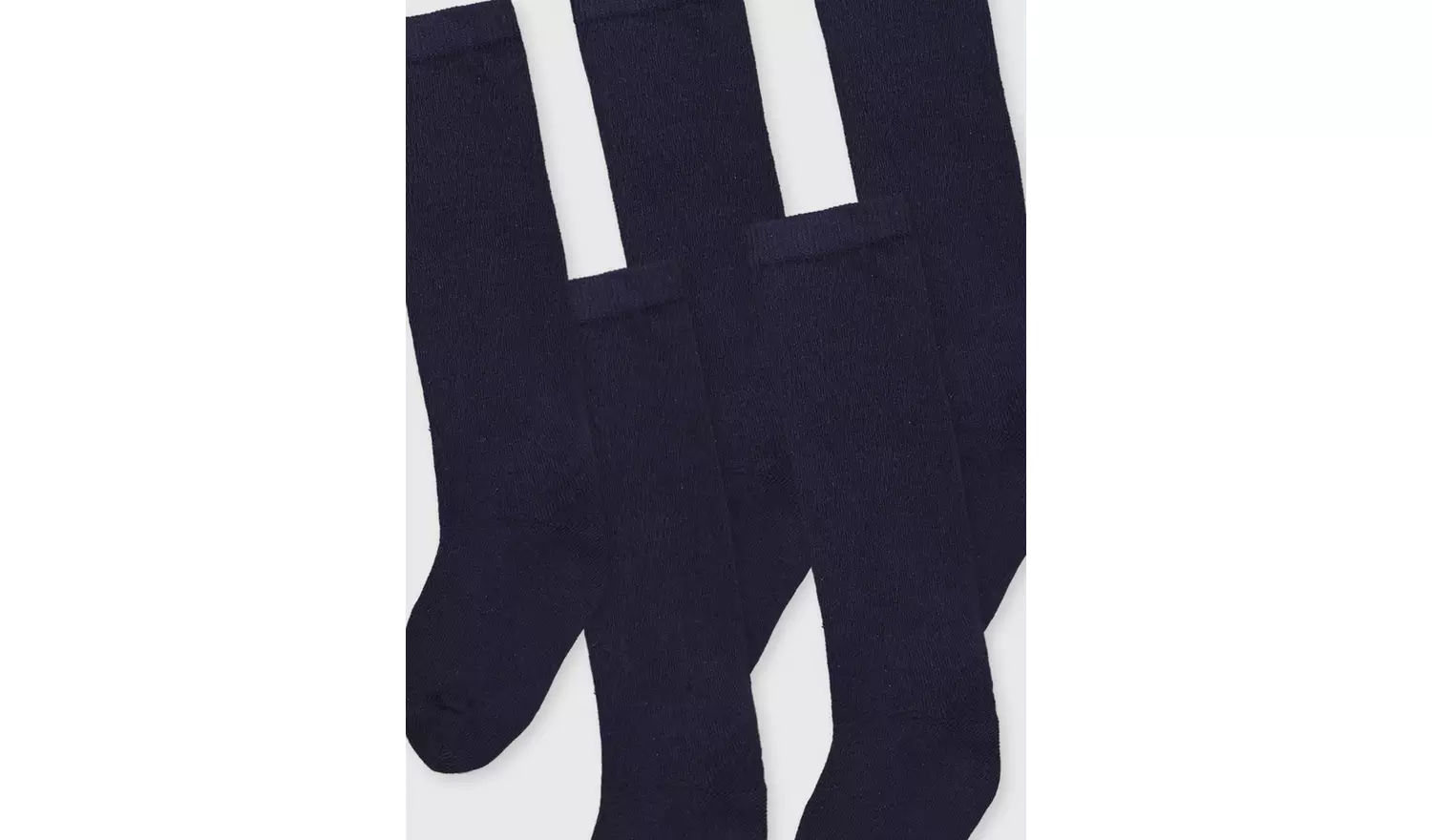 Navy Long Socks 5 Pack 12.5-3.5