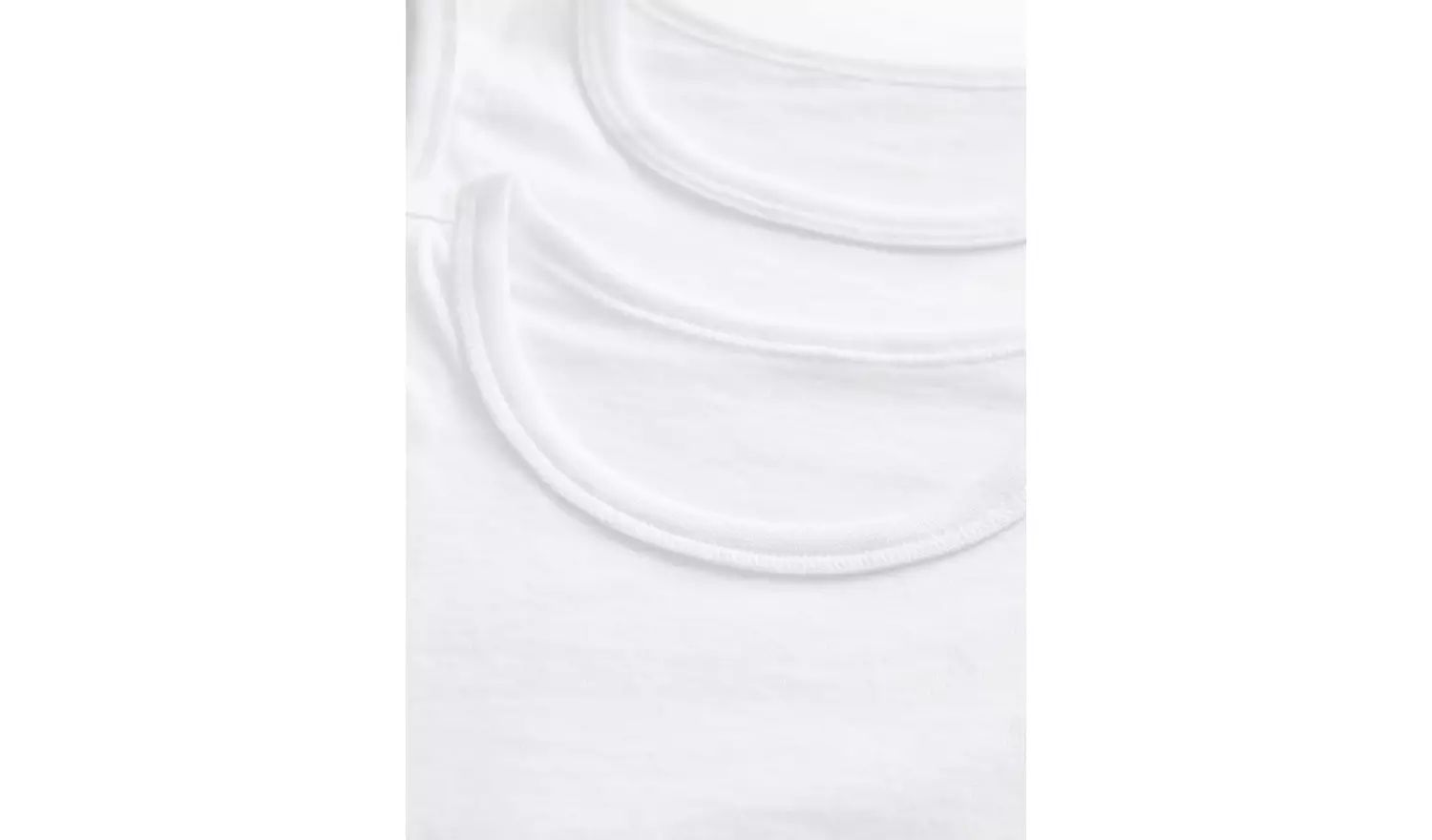 White Vests 5 Pack 8-9 years