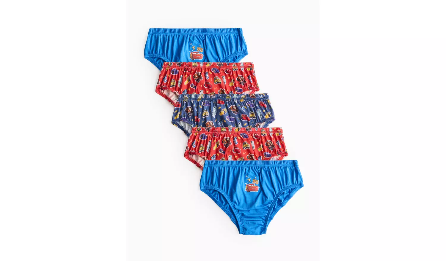 Disney Cars Character Printed Briefs 5 Pack2-3 years