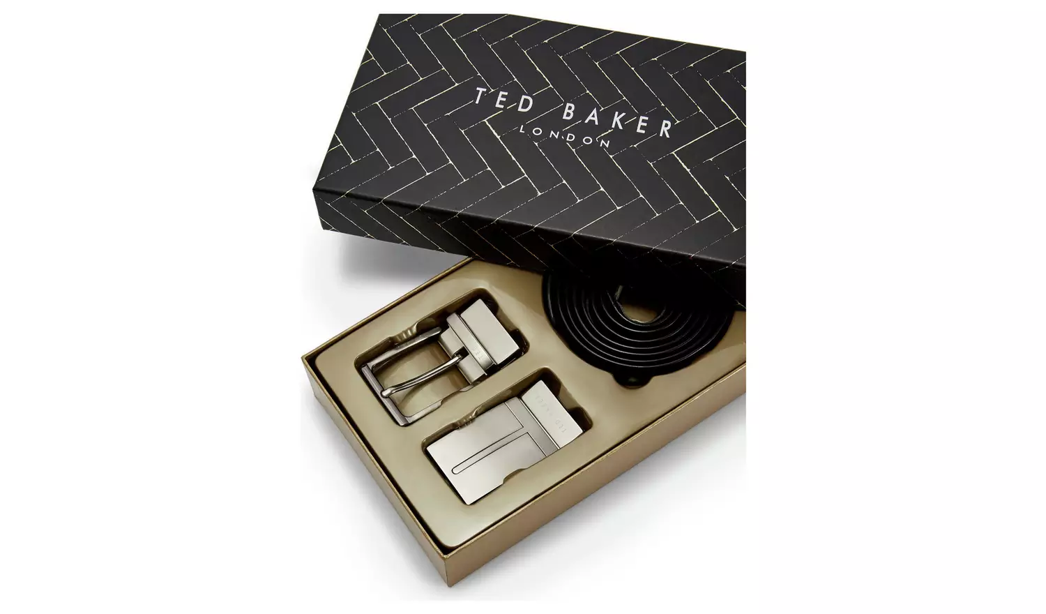 Ted Baker Breemer Brown Casual Reversible Belt - Size 32