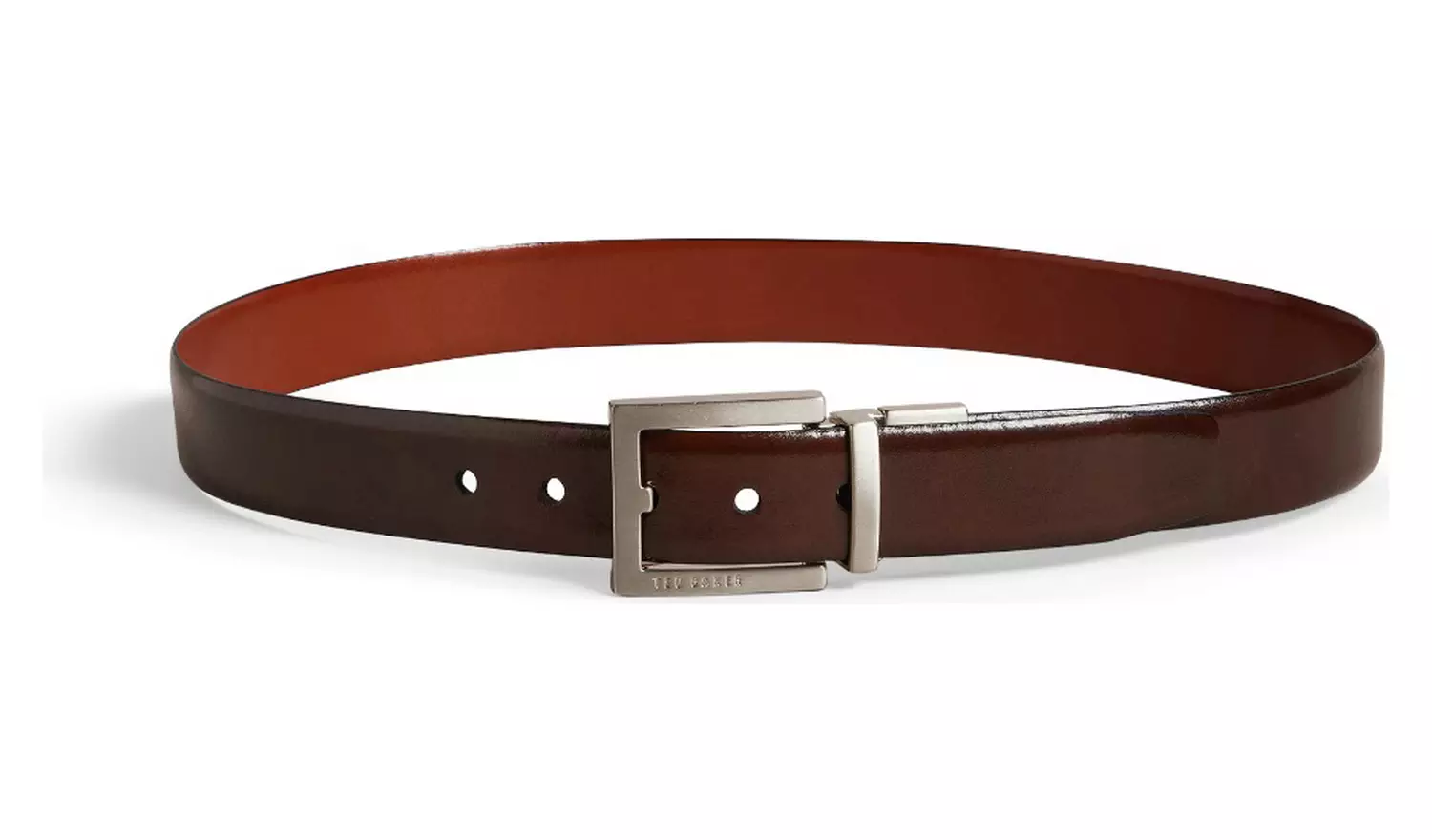 Ted Baker Katchup Brown Leather Belt - Size 36
